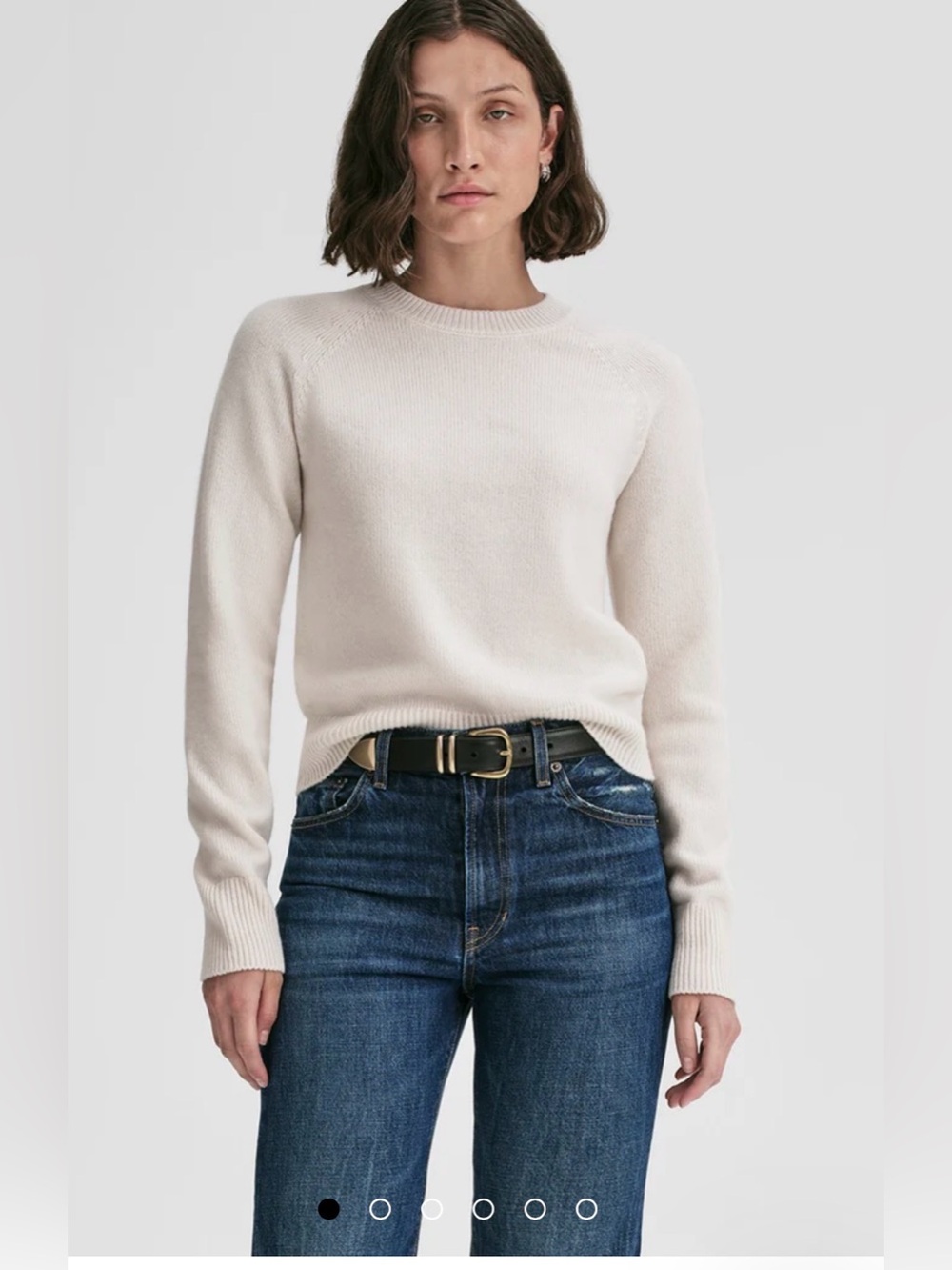 A.L.C Ashtyn Cashmere Crew Neck Sweater 100% Cashmere